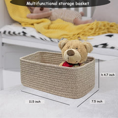 COMFY-HOMI basket handles close-up shows reinforced hidden handles for heavy loads.