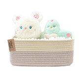 COMFY-HOMI rectangle storage basket showcases organized toy storage.