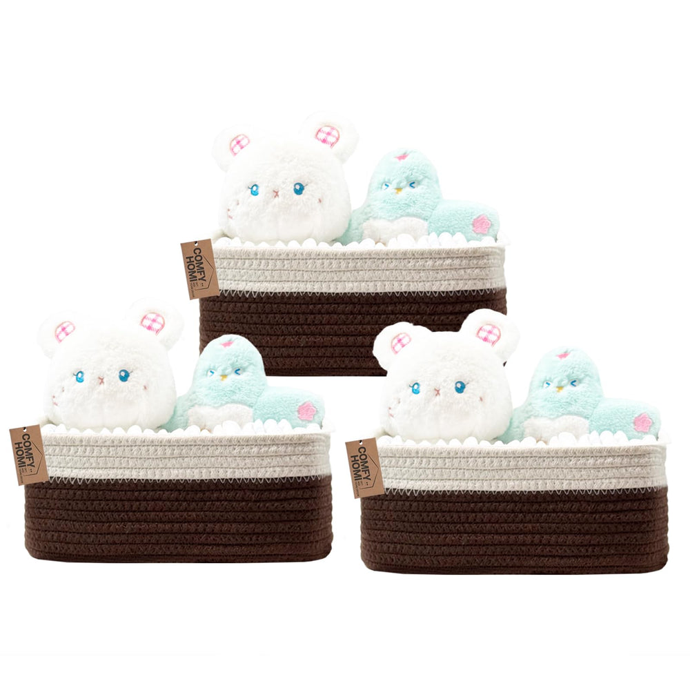 COMFY-HOMI baskets with space-max rectangular design organize toys efficiently.