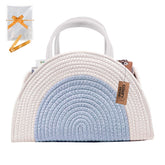 COMFY-HOMI Diaper Caddy open-top design keeps baby essentials within reach.