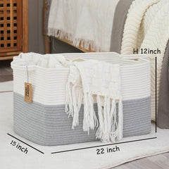 COMFY-HOMI folded-storage basket demonstrates space-saving design.