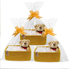 COMFY-HOMI folding-method basket maintains shape on shelves