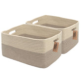 COMFY-HOMI large storage basket weave closeup highlights durable texture for stylish clutter control.