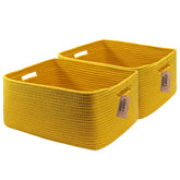 COMFY-HOMI large storage baskets on shelves maintain clutter-free spaces with efficient open-top design.