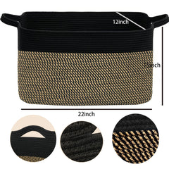 COMFY-HOMI reinforced stitched handles detail for easy carrying