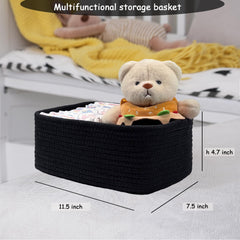 COMFY-HOMI shelves-closet-organization basket fits shelves for neat closets.