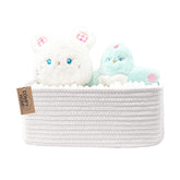 COMFY-HOMI storage basket rectangle shape for space-saving toy storage.