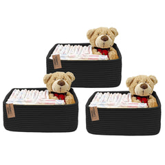 COMFY-HOMI 3-pack storage baskets with gift bags displayed for gifting