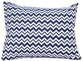 Comfy Turtles cotton toddler pillowcase in navy chevron with a 13x18 fit for comfy naps