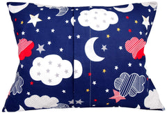 Comfy Turtles toddler pillowcase cloud design offers breathable cotton for comfort