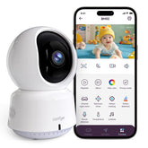 Comfyer baby monitor 2K resolution delivers clear detail for daytime and nighttime baby monitoring.