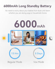 Comfyer infrared night vision provides visibility as baby sleeps.