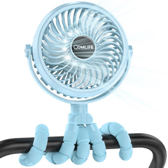 COMLIFE Baby Stroller Fan 360 rotation for flexible cooling on the go