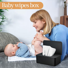 COMNICO bathroom wipes dispenser close-up seal lid moisture retention