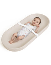 COMOMY baby changing pad on dresser top with secure fit for quick diaper changes