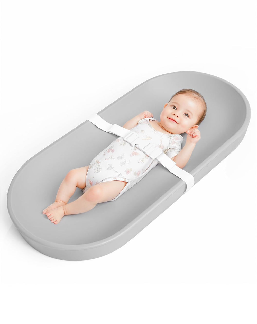 COMOMY changing pad on dresser top with soft surface for safe diaper changes