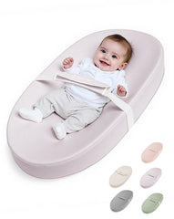 COMOMY baby changing pad wipeable cover for quick cleanups and stain resistance
