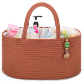 COMSE baby diaper caddy Autumn Glaze with open compartments for quick access
