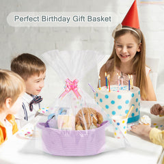 COMSE baby nursery organizer basket stores essentials neatly.