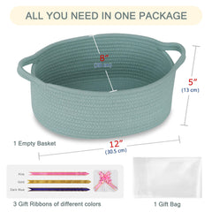 COMSE rope texture highlights durable cotton rope weave for home organization.