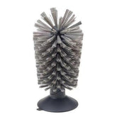 Comsnows glass cleaning brush with suction cup keeps glassware steady for quick cleaning