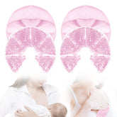 CONBELLA breast ice pack 19 pink provides soothing cold relief for engorgement and swelling.