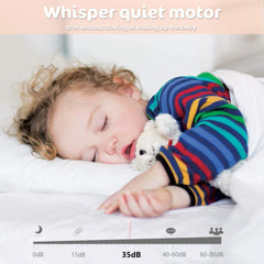 Consevisen baby nail trimmer offers two speeds for gentle to thorough filing.