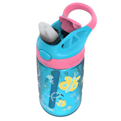 Contigo Kid's bottle BPA-free lid and dishwasher-safe body.