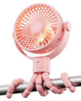 Coohea Stroller Fan with rechargeable battery for all-day cooling on the go