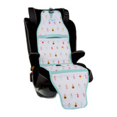 Cool Carats car seat cooling pad folded for compact storage.