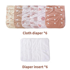CoolaPeach adjustable-snaps newborn-fit diaper for growing babies with secure closure.