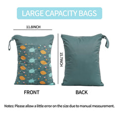 CoolaPeach two-pocket design keeps diapers and swimsuits organized while traveling.