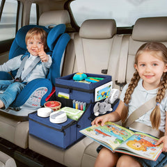 COOLBEBE car seat organizer cup holders stabilize drinks during road trips.