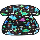 COOLBEBE infant car seat protector showing waterproof layers that keep seats dry during potty training