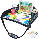 CoolBebe Kids Travel Tray car-seat setup keeps activities organized on long car rides