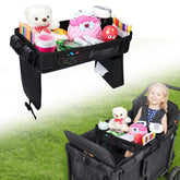 COOLBEBE stroller tray W2-fit demonstrates secure wagon compatibility for wobble-free outings.