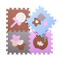 Coolcandy Baby Play Mat interlocking tiles closeup emphasizes easy setup and seamless surface