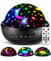 COOLNIGHT night light kids 3 films stars moon projection for bedtime wonder