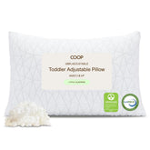 Coop Home Goods toddler pillow closeup cover showing breathable, plush fabric