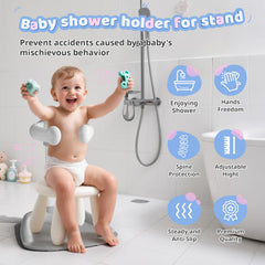 COOSEYA bath stand water drain holes keep bath area tidy