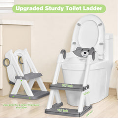 COOSEYA toilet-seat-adjustable-height-holes shows six settings for a comfortable fit