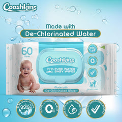 COOSHKINS baby wipe texture soft and thick highlights comfortable mess-cleaning performance.