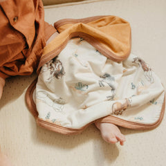 Copper Pearl 16x16 portable size in a diaper bag for quick self soothing