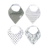 Copper Pearl Alta Set closeup of absorbent bibs helping keep outfits dry