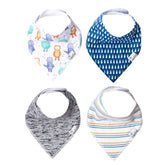 Copper Pearl bandana bib pack front shows drool protection for busy babies.