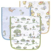 Copper Pearl Hundred Acre Wood burp cloth pattern for stylish comfort during burping