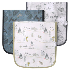 Copper Pearl Burp Cloth large 21x10 with full shoulder coverage for messes.