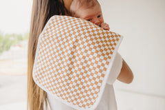 Copper Pearl burp cloths fleece middle layer stops drool and spit-up