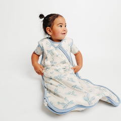 Copper Pearl Daphne top-to-bottom zipper offers easy on and off during night changes.