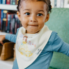 Copper Pearl absorbent front with soft back bib close-up, showing dry-outfit benefit